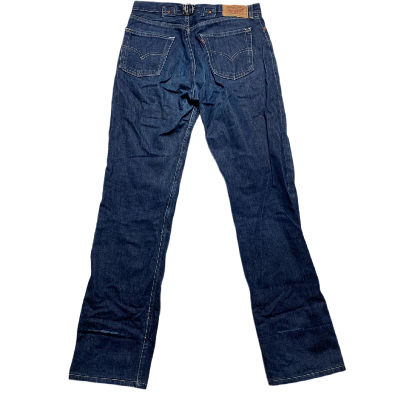 Levis 561 04 Buckleback Vintage Navy Baggy Jeans (32W)