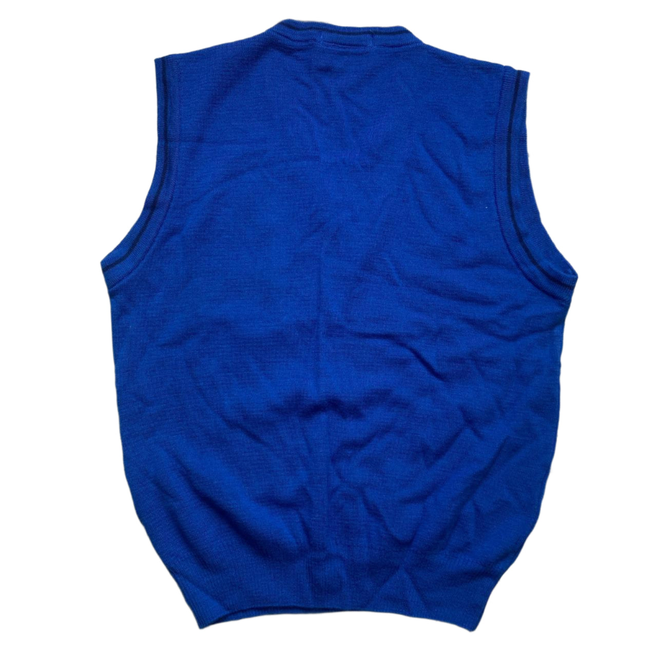 Vintage 90ās workwear Blue Vest Gilet Jumper (S)