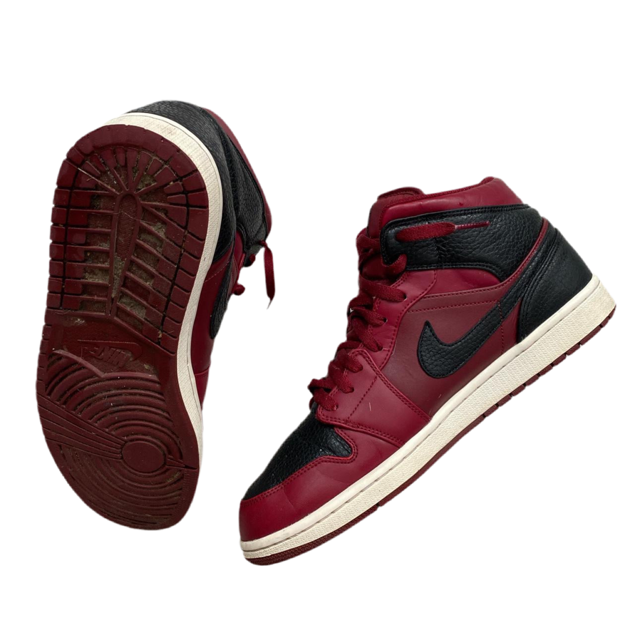 Nike Jordan 1 Retro Mid Team Red (UK 10.5)