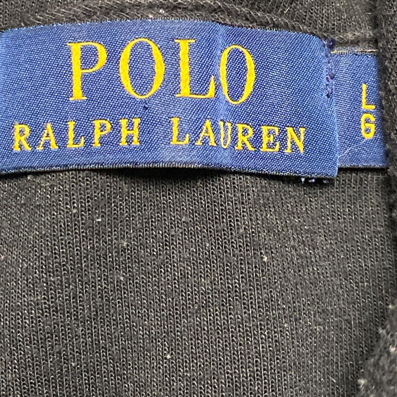 Polo Ralph Lauren Black and Grey Performance Hoodie (L)