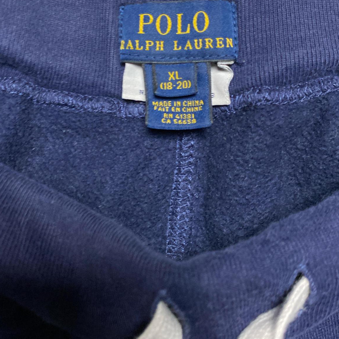 Polo Ralph Lauren Navy and Red Joggers (S)