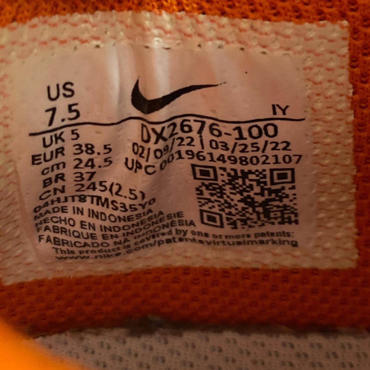 Nike Dunk Low Disrupt 2 Pink Orange Yellow and Cream (UK 5)