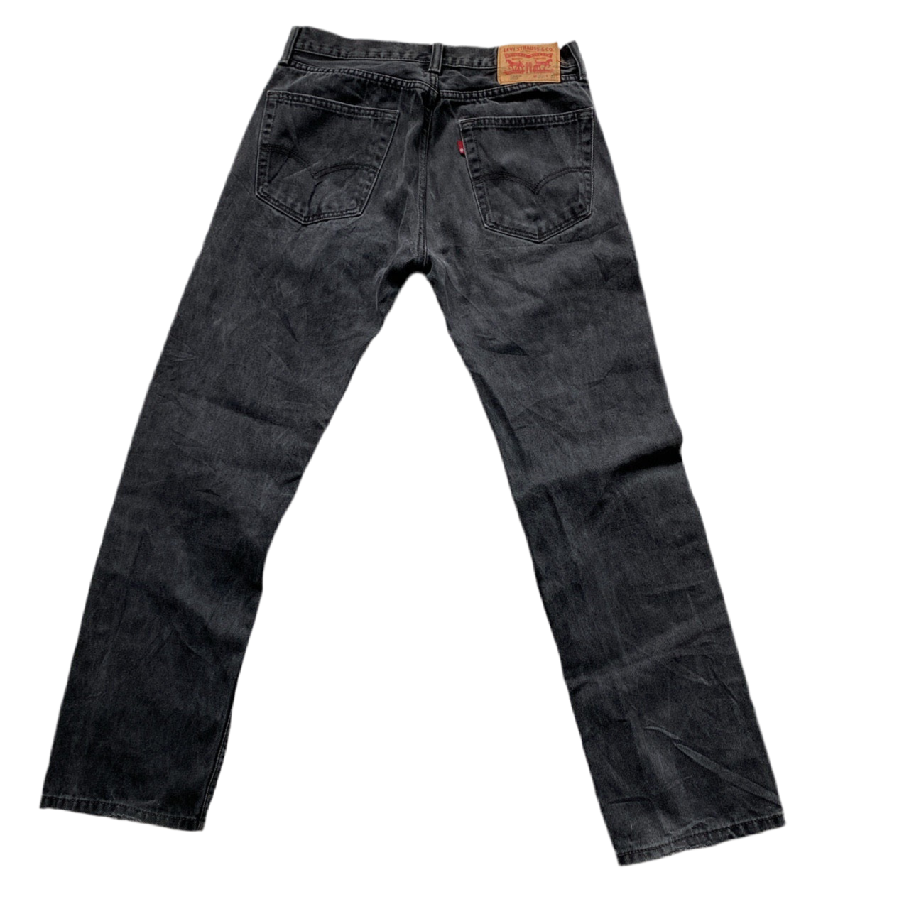 Levis 505 Charcoal Grey Jeans (32W)