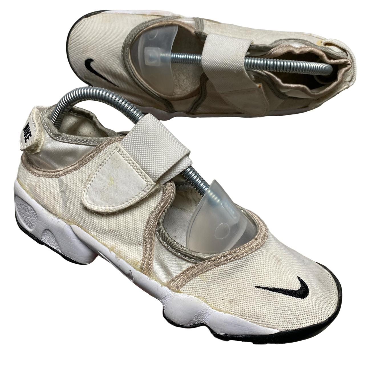 Nike Air Rift White and Black Non Tabi Toe (UK 5.5)