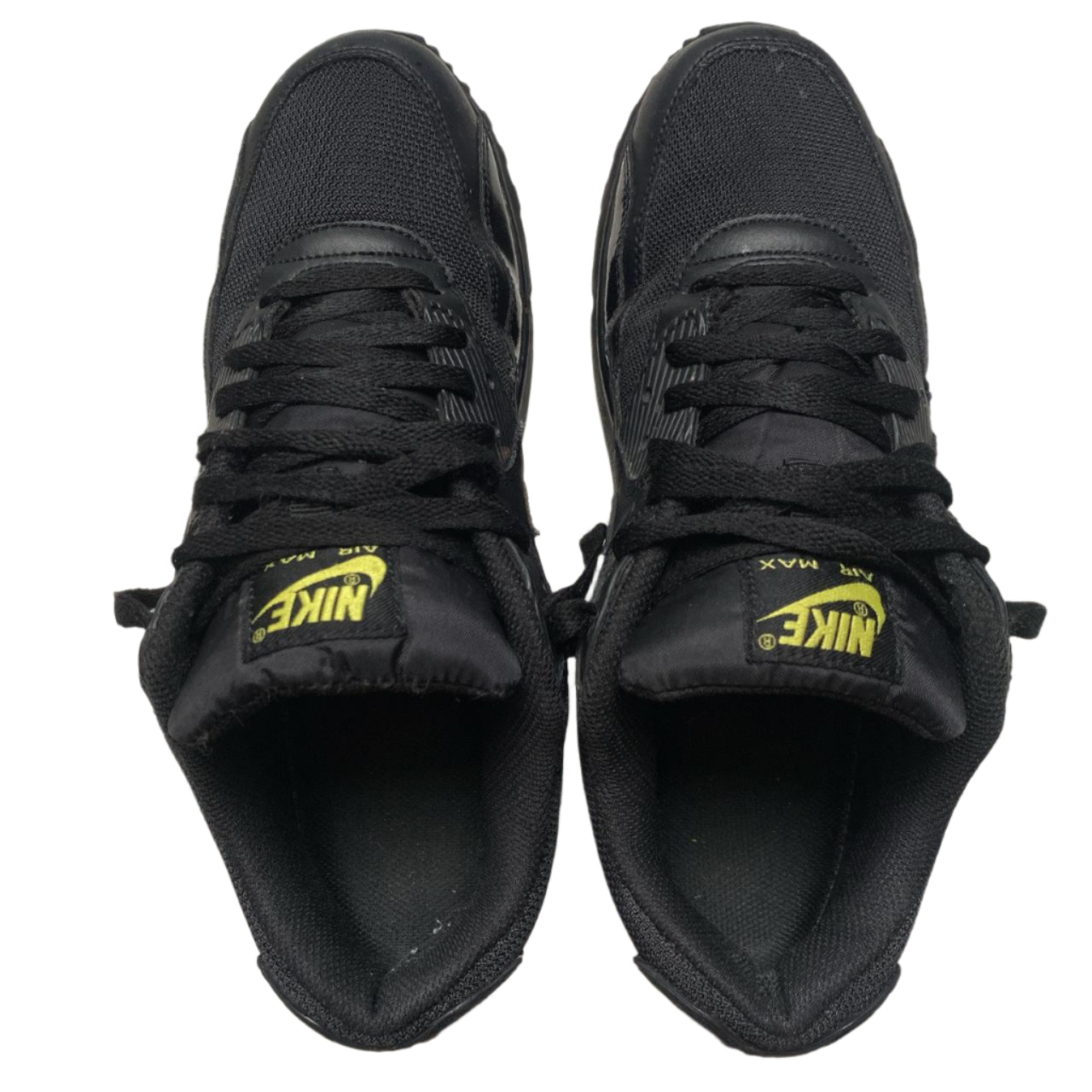 Nike Air Max 90 Black Patent and Gold (UK 9)