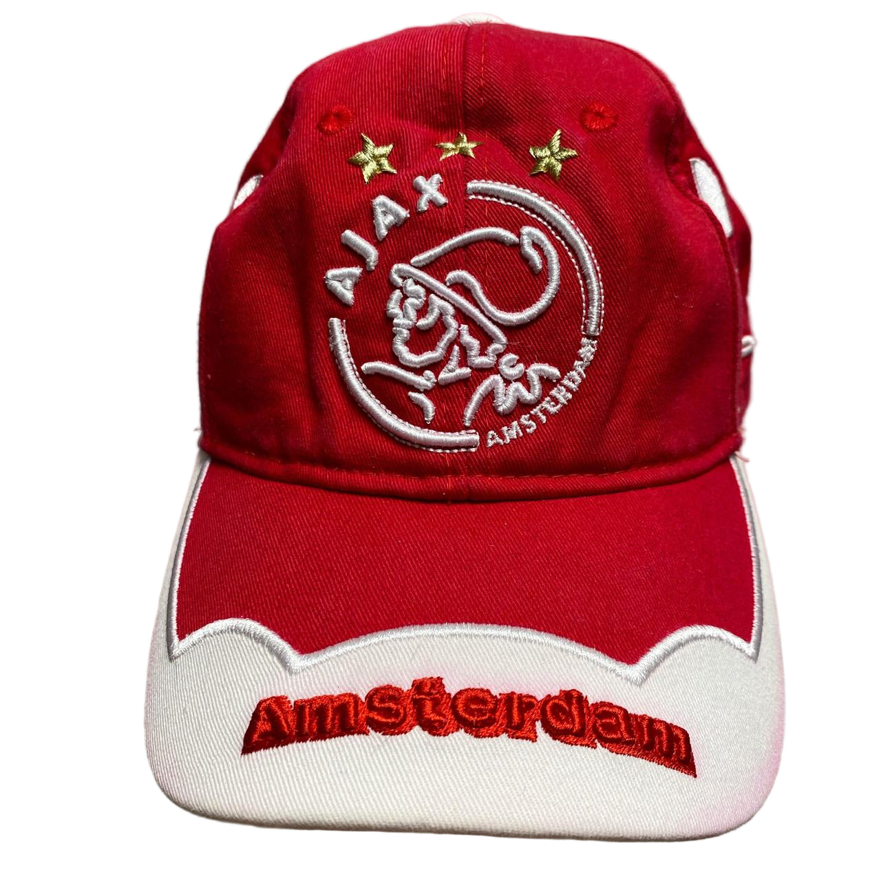 Ajax Red and White Football Cap