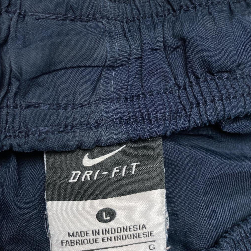 Nike Swoosh Navy and Grey Shell Shorts (L)