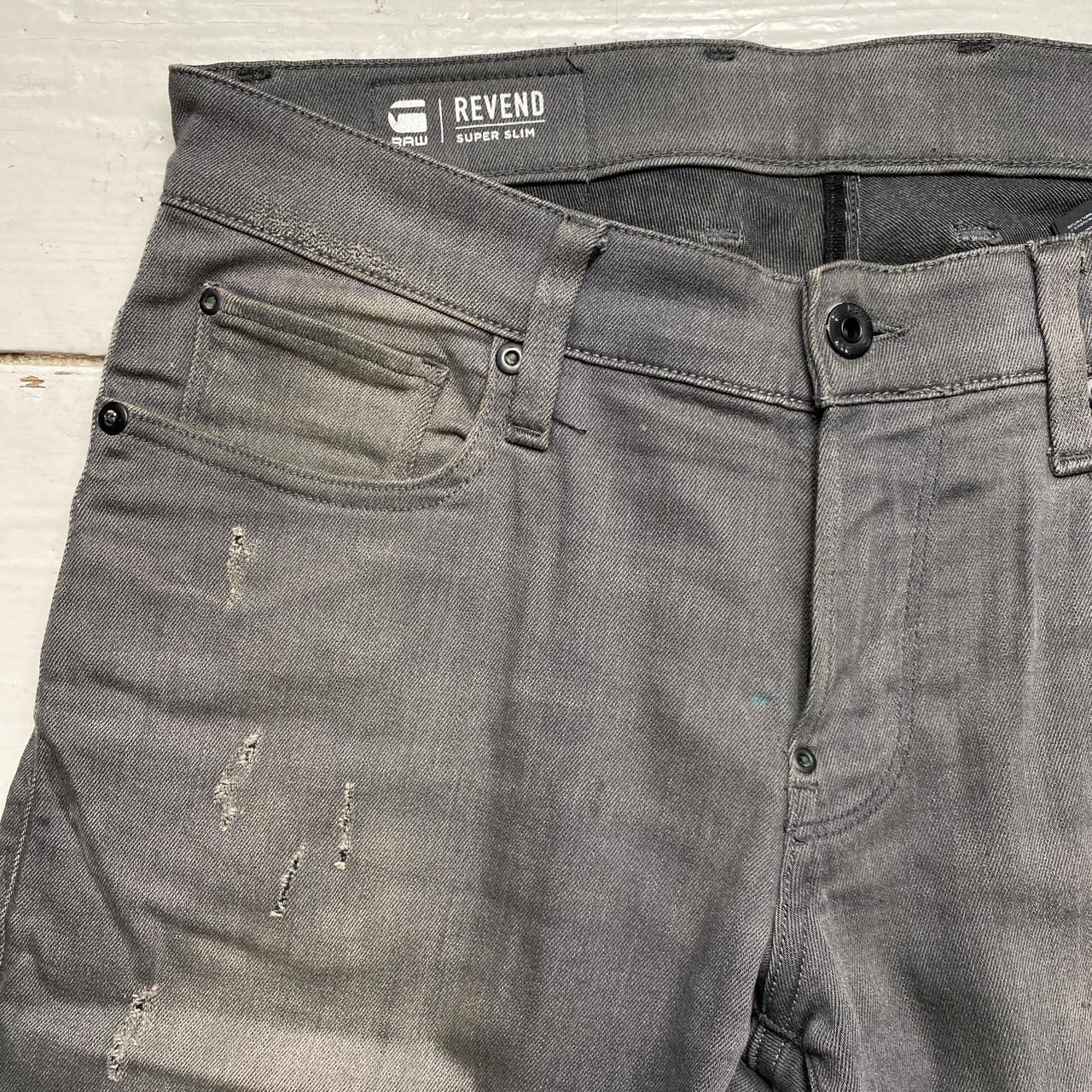 G Star Revend Slim Grey Jeans