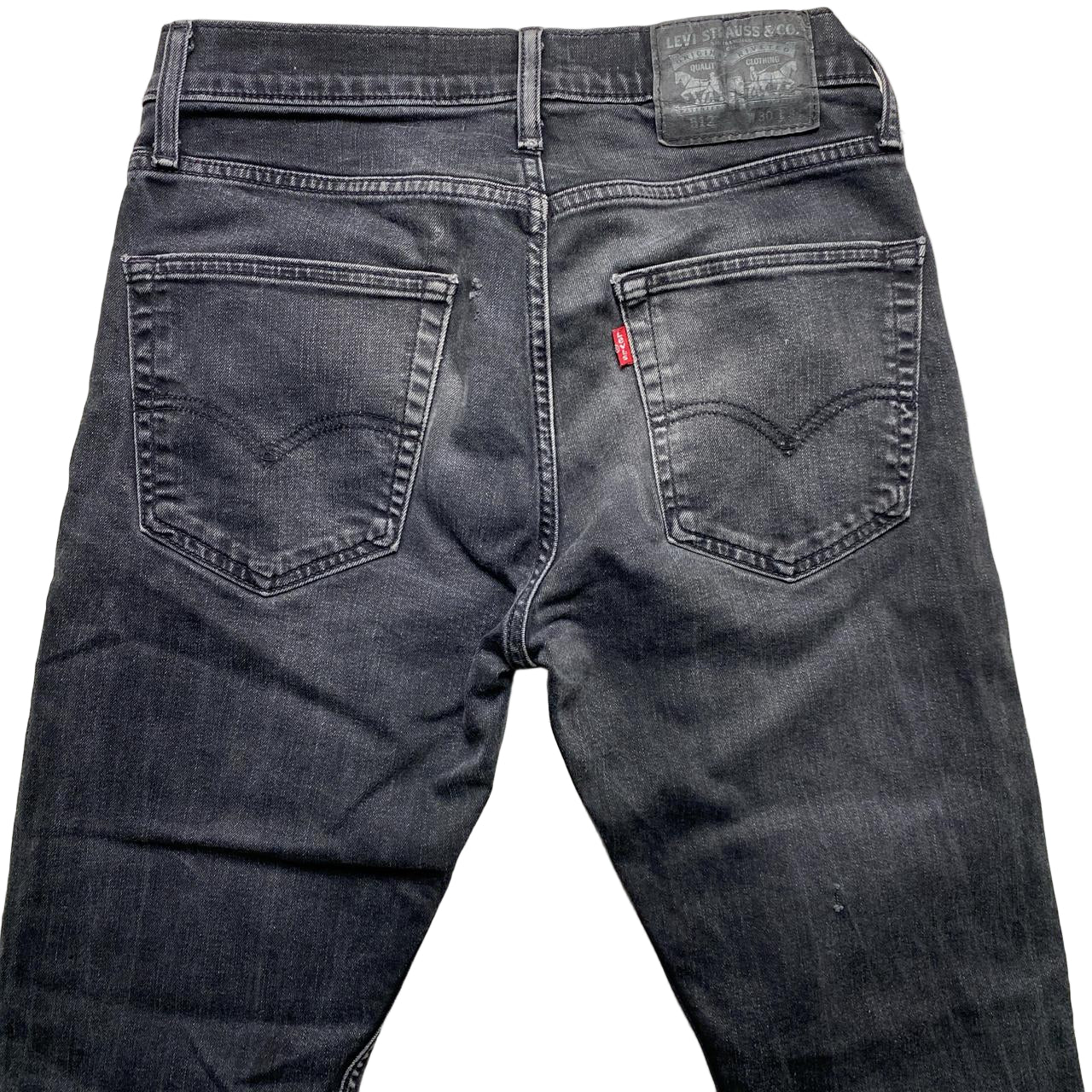 Levis 512 Grey Slim Fit Jeans (30W)