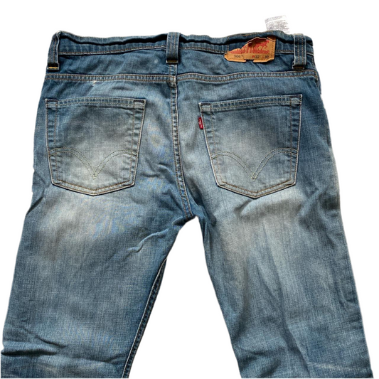 Levis 506 Light Wash Jeans (32W)