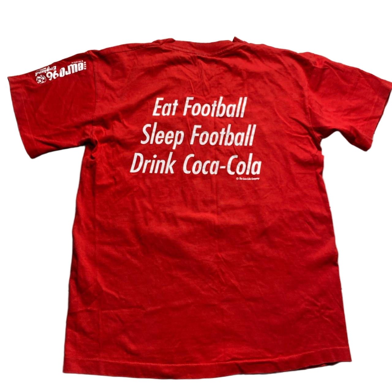 Coca Cola Euro 96 England Football Vintage 90’s T Shirt (M)