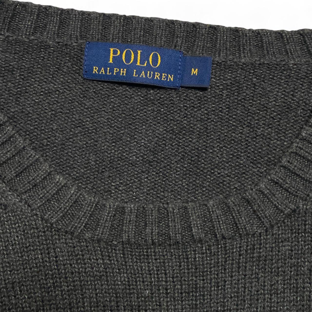 Polo Ralph Lauren Grey and Green Pony Jumper