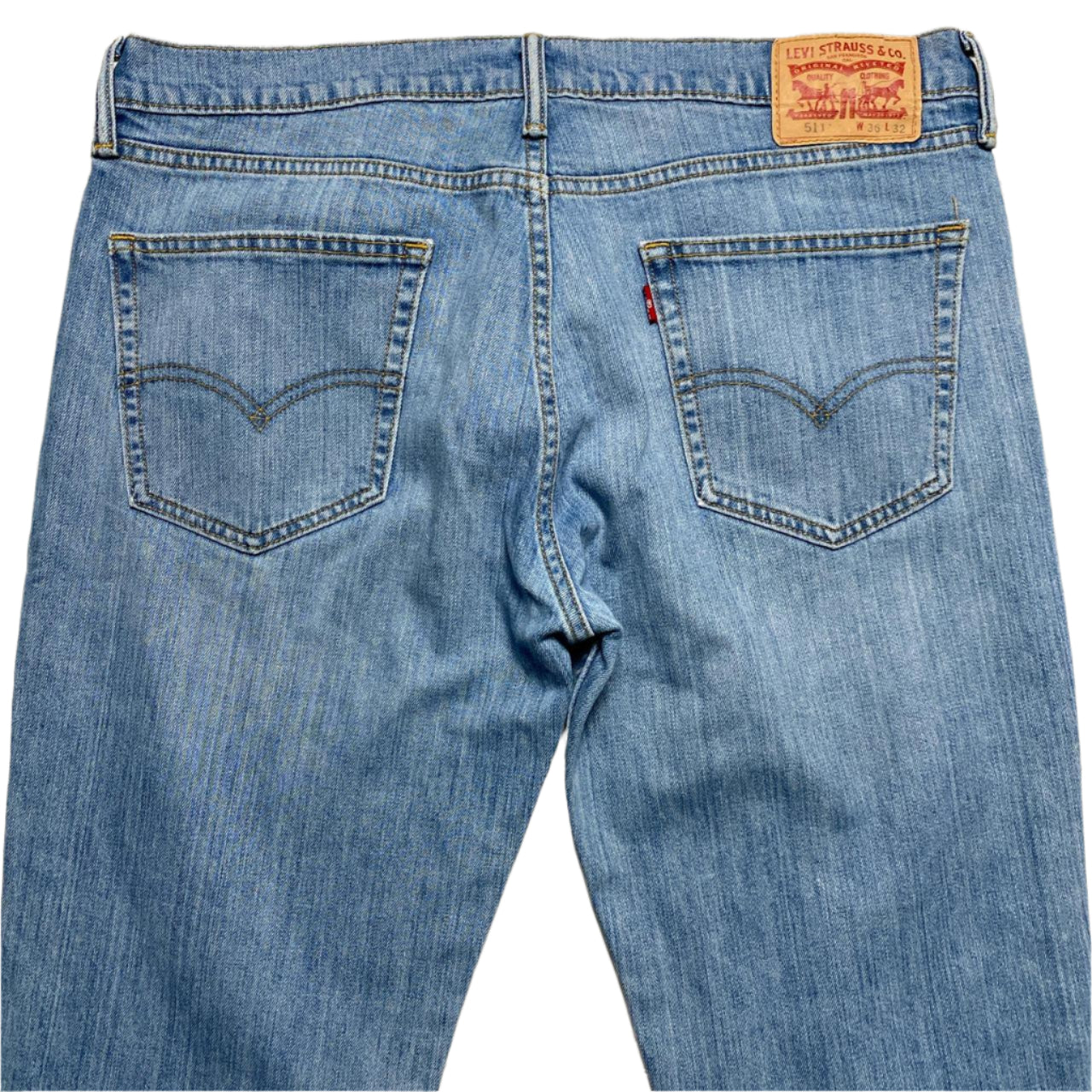 Levis 511 Light Blue Slim Straight Jeans (36W)
