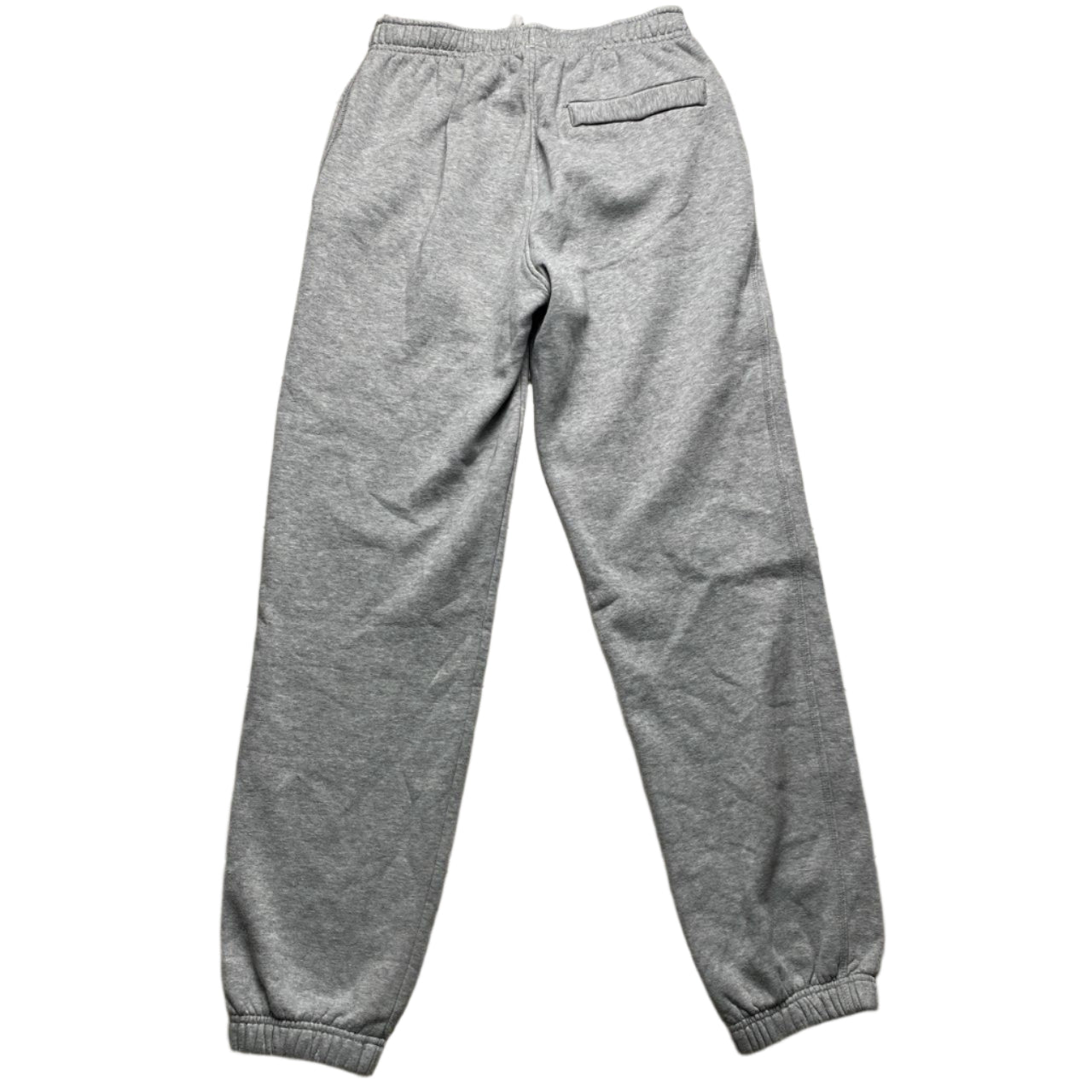 Nike Athletic Department Grey and White Swoosh Joggers (M)
