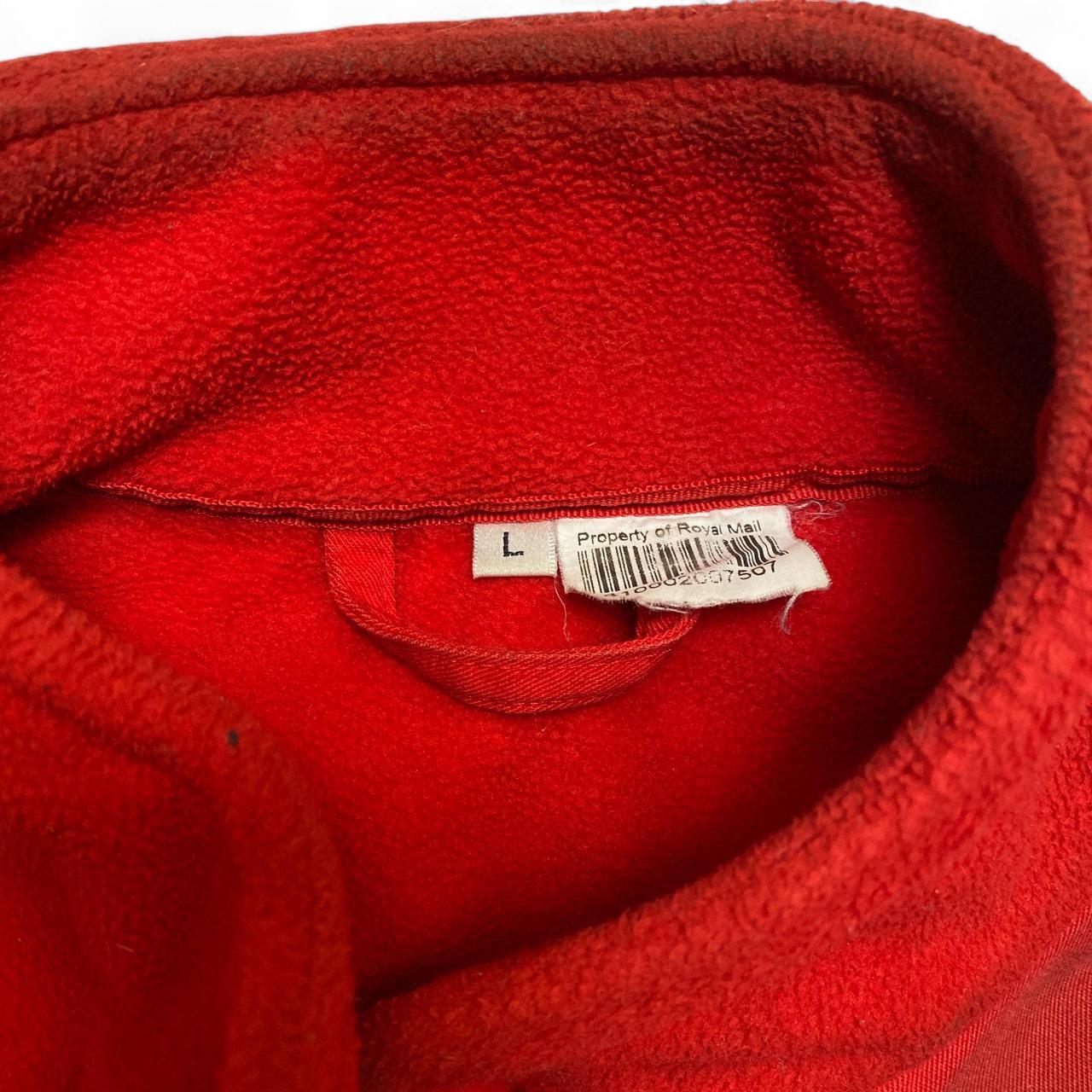 Royal Mail Fleece Red Zip Jumper