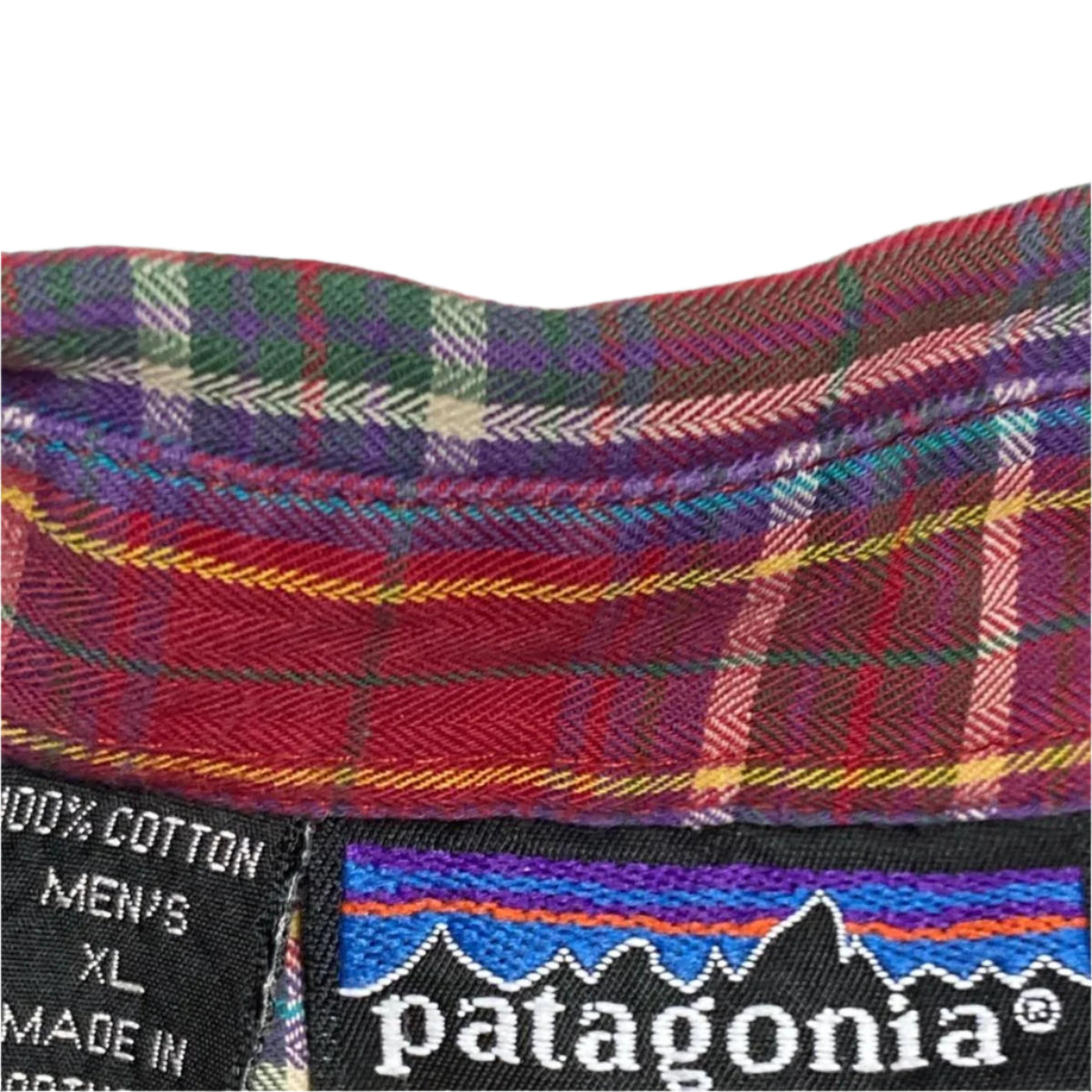 Patagonia Plaid Checked Shirt Red Blue and Green (XL)