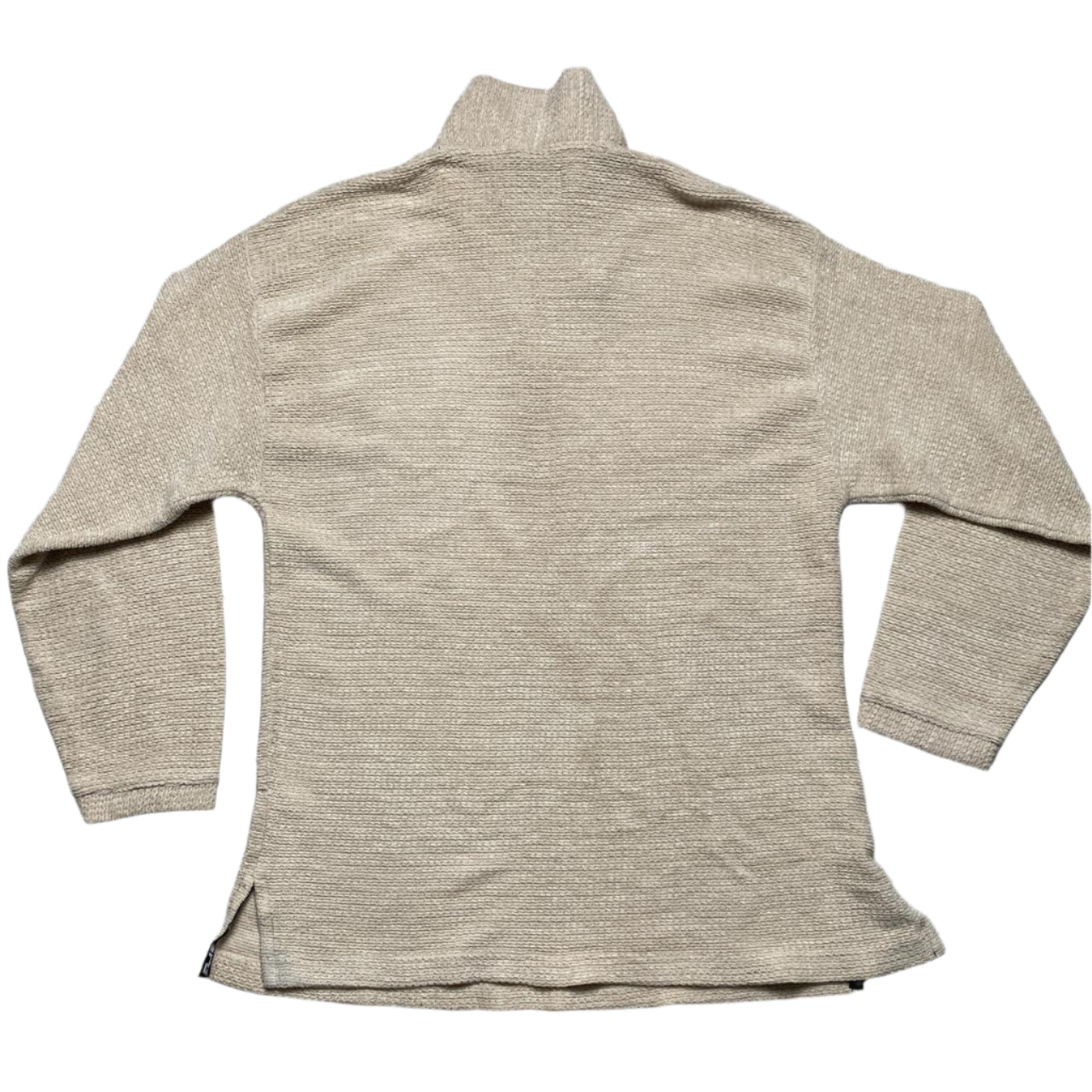 South Pole Vintage y2k 90โs Cream and Navy Quarter Zip Jumper (XL)