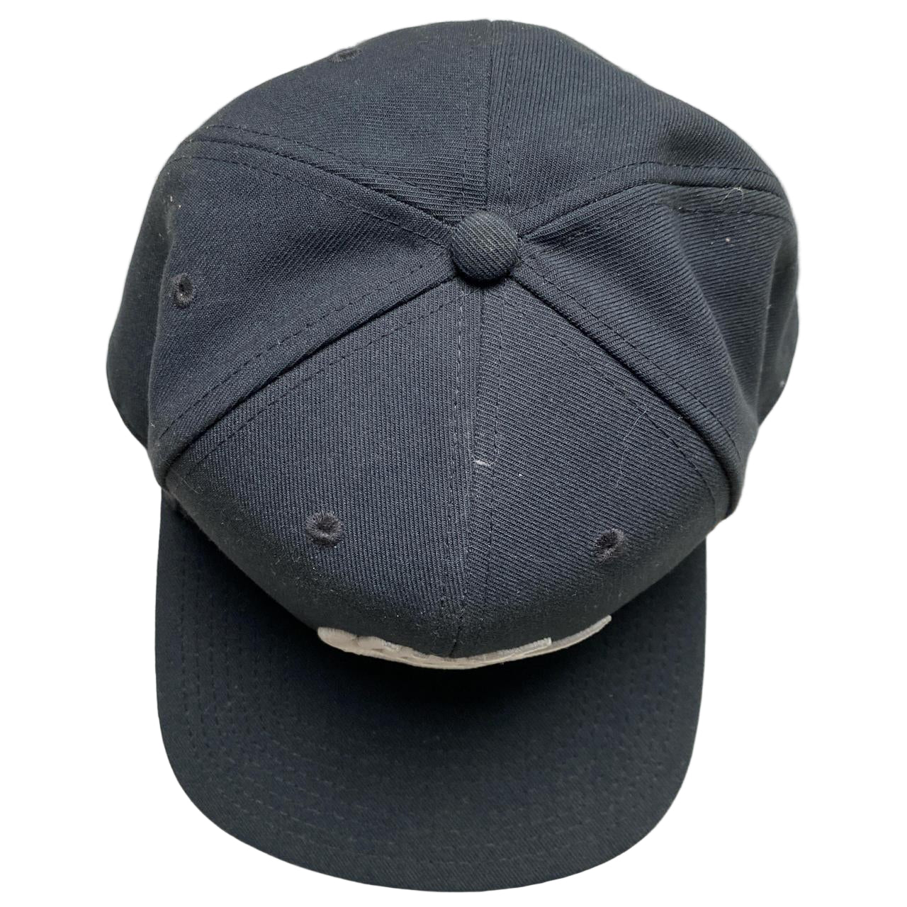 Nike Swoosh Spellout Black and White Snapback Cap