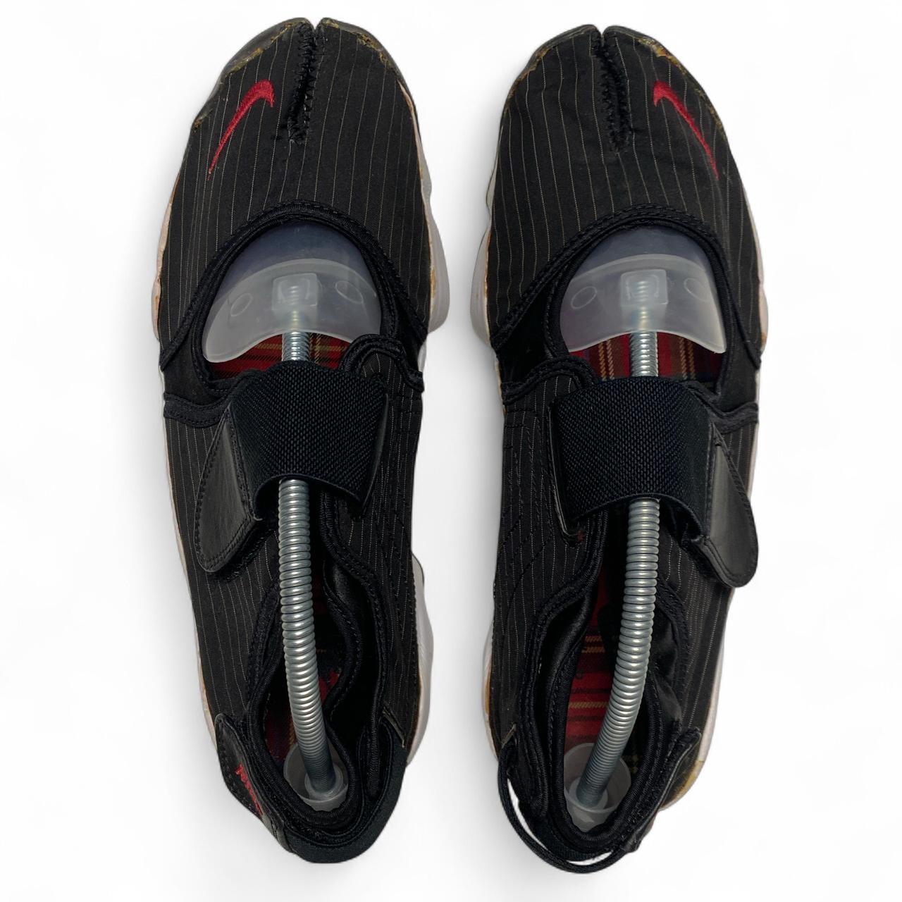 Nike Air Rift Black and Red Tartan Trainers (UK 9.5)