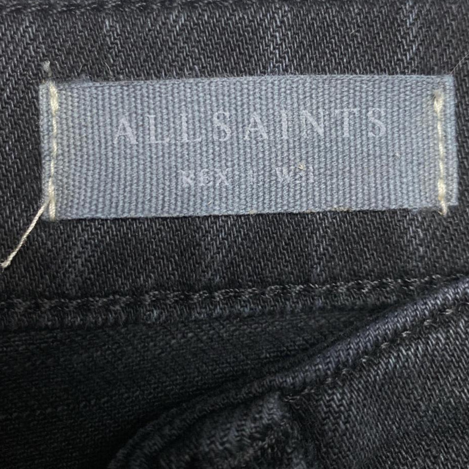 AllSaints Black Rex Slim Jeans (31W)