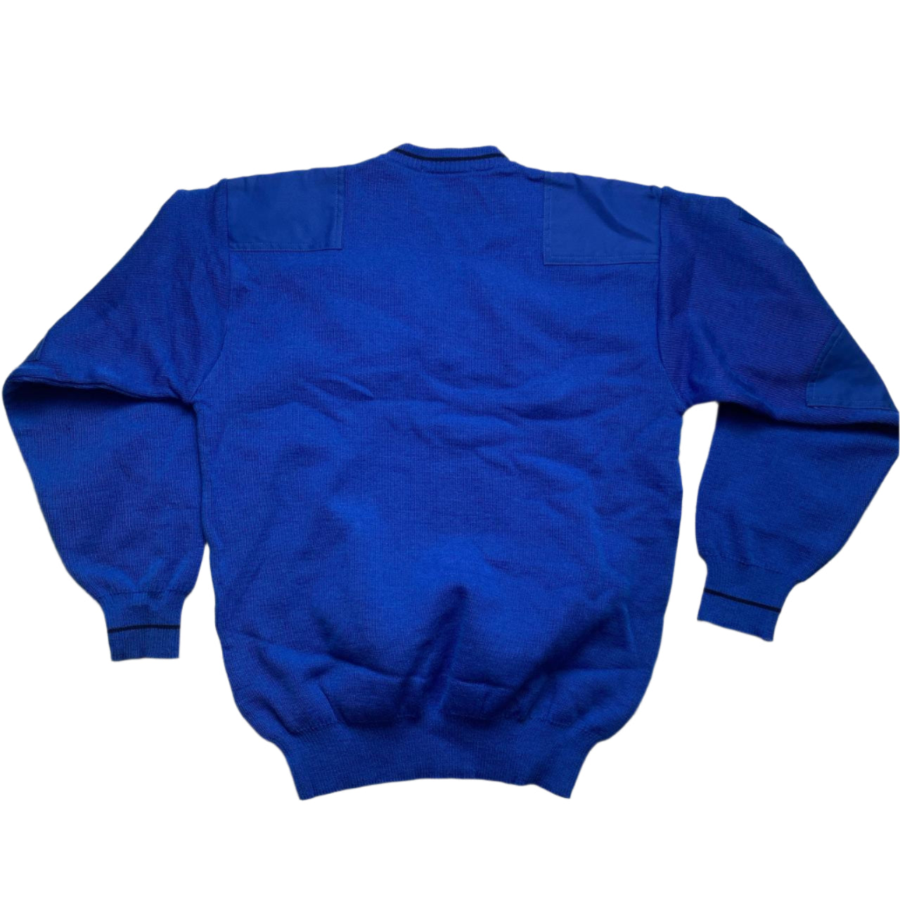 Workwear Blue V Neck Jumpers (M)