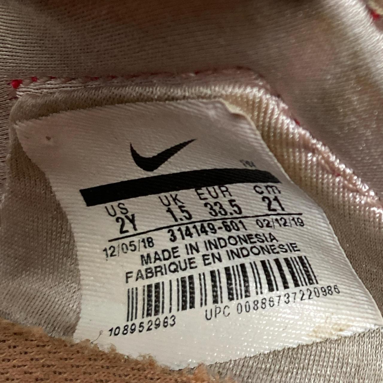 Nike Air Rift Non Tabi Split Toe Junior Pink and White (UK 1.5)