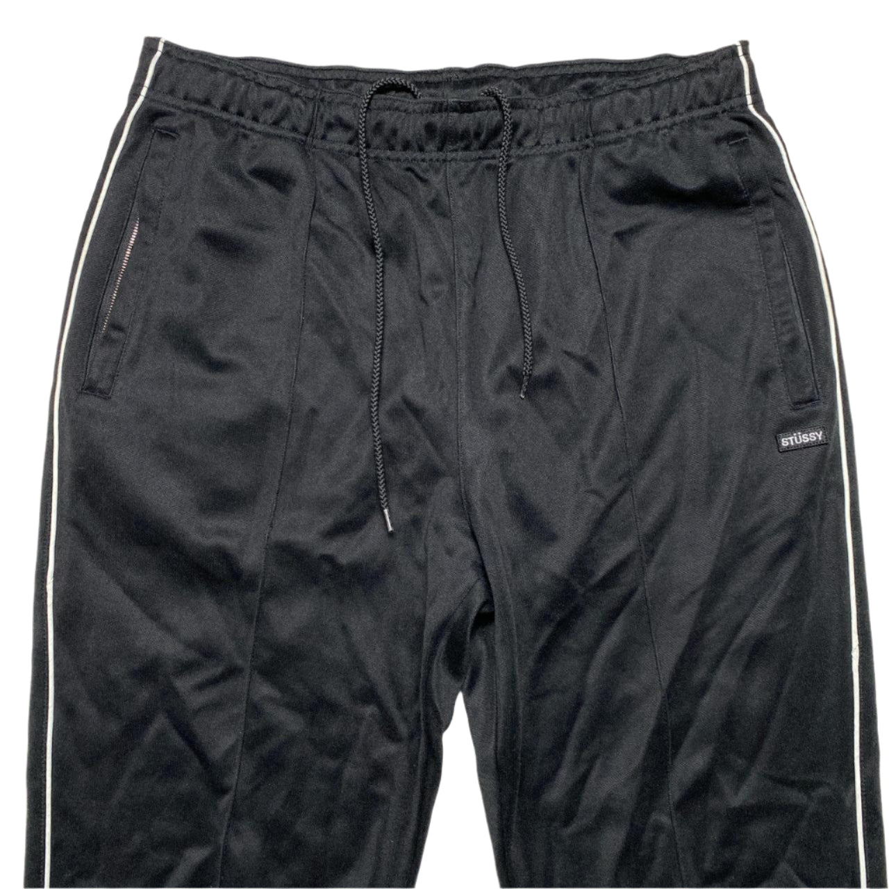 Stussy Black and White Trackpant Bottoms (L)
