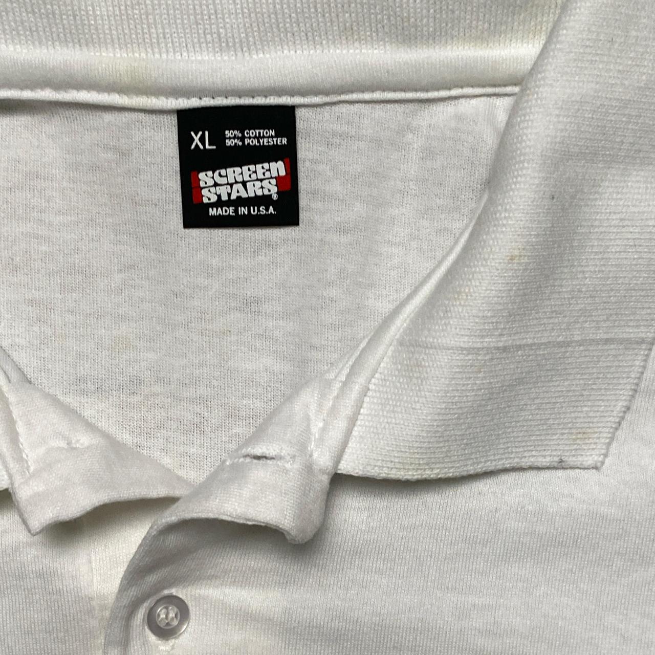 Whitbread Best Bitter Beer Vintage 90’s White Polo Shirt (XL)