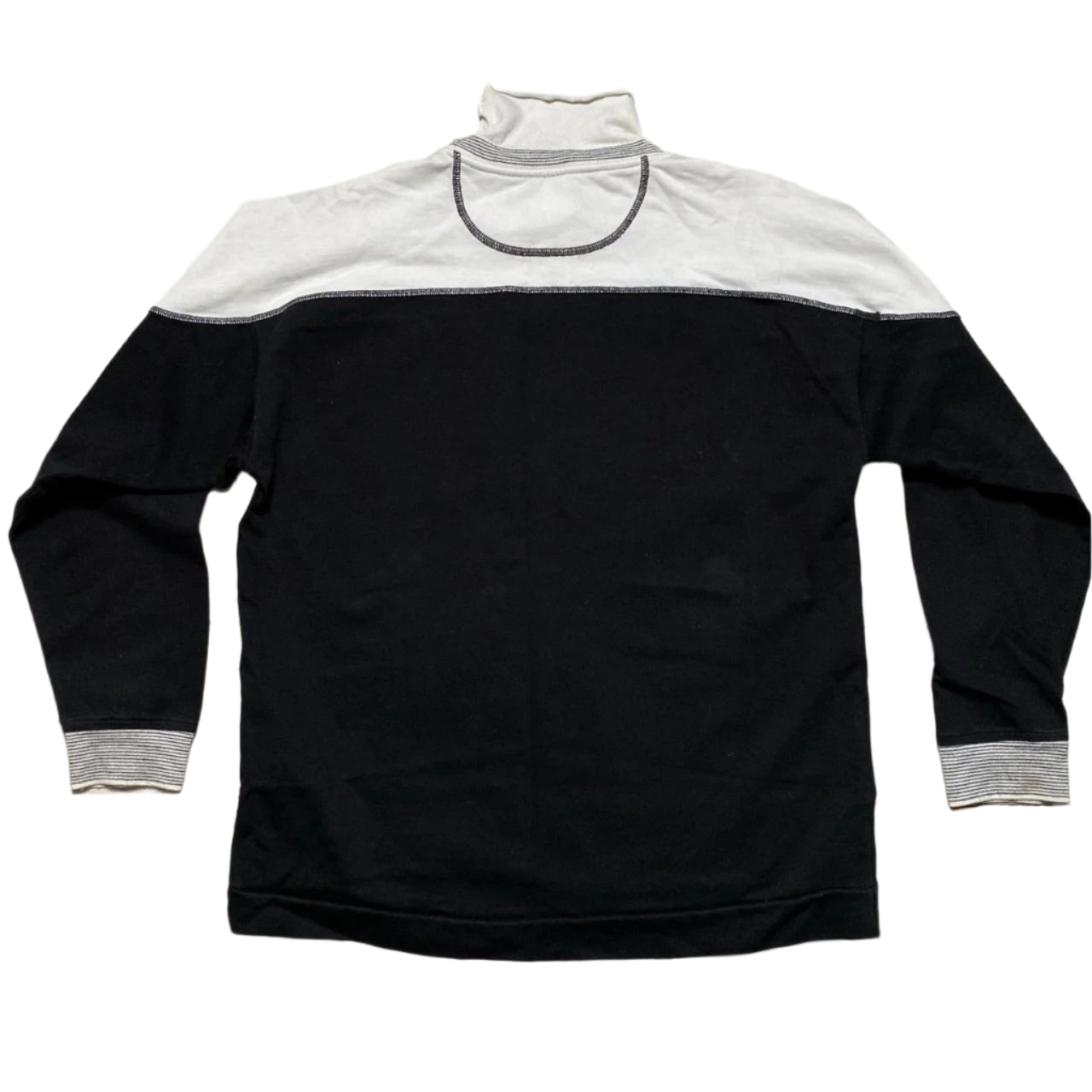 Diesel White Black and Pink Turtle Neck Jumper (S)