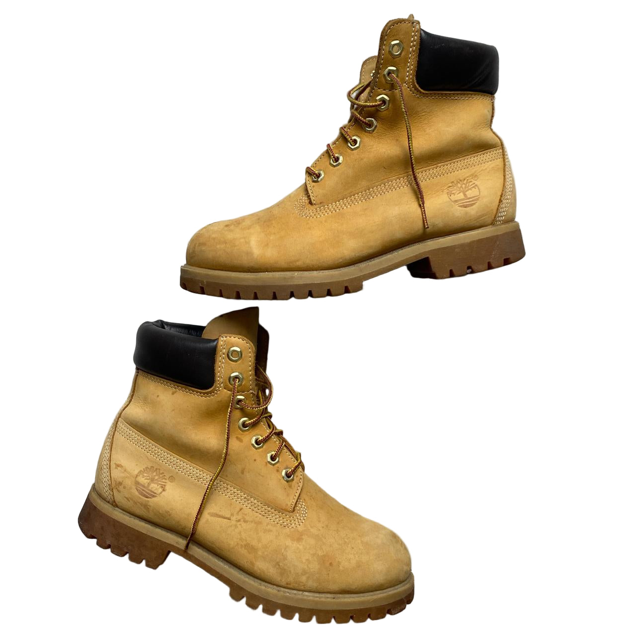 Timberland Nubuck Classic Brown High Top Boots (UK 7.5W)