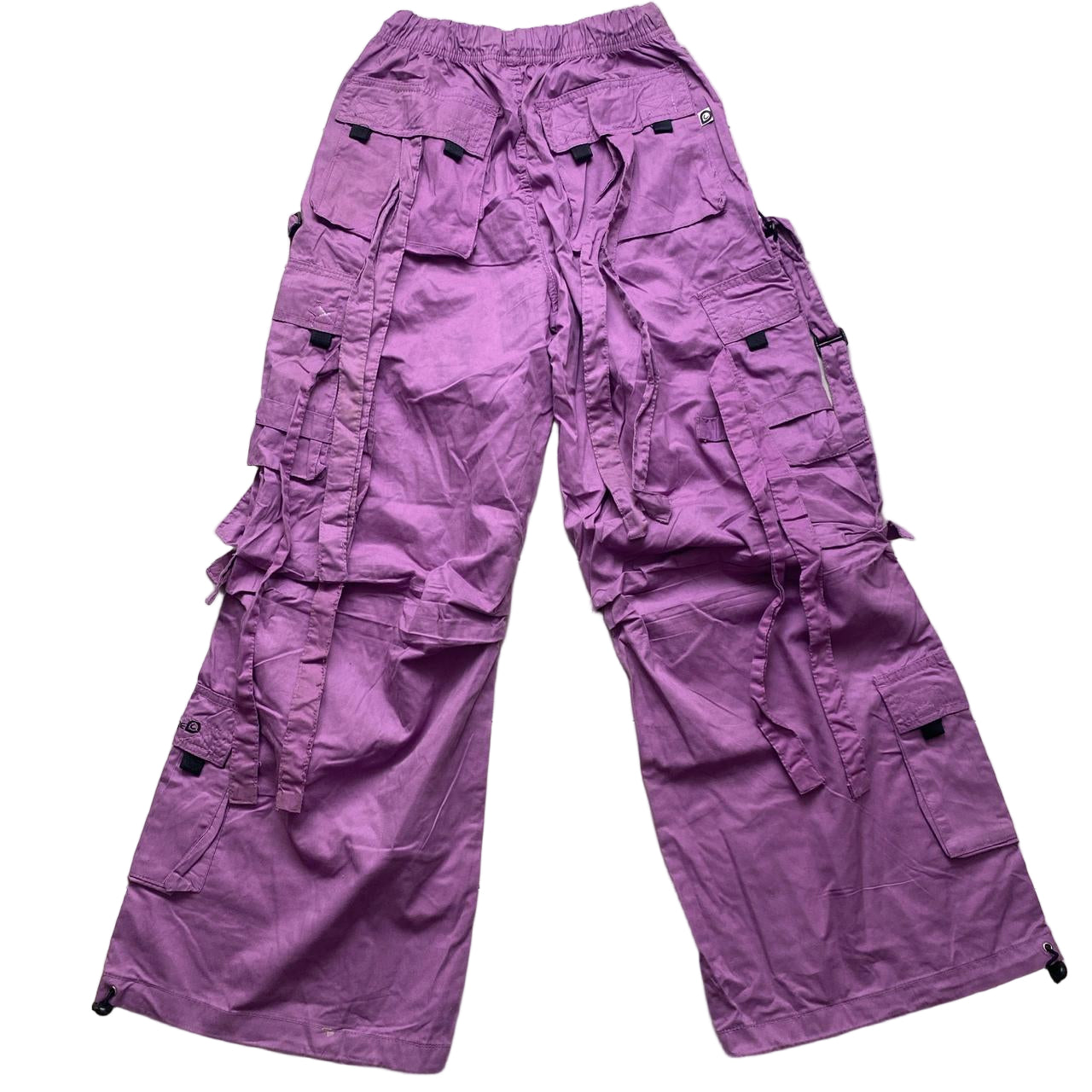 Criminal Damage Carnaby Purple Baggy Cargo Trousers (S/L/XL)