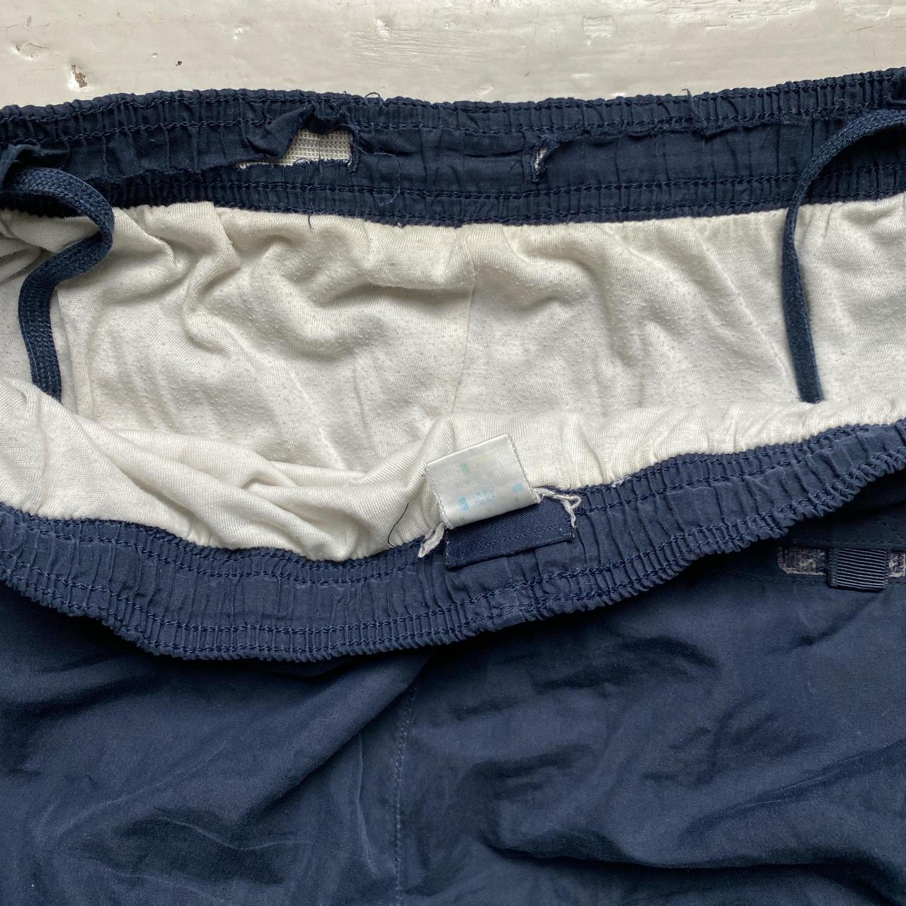 Reebok Vintage Shell Trackpant Baggy Navy White and Red Bottoms