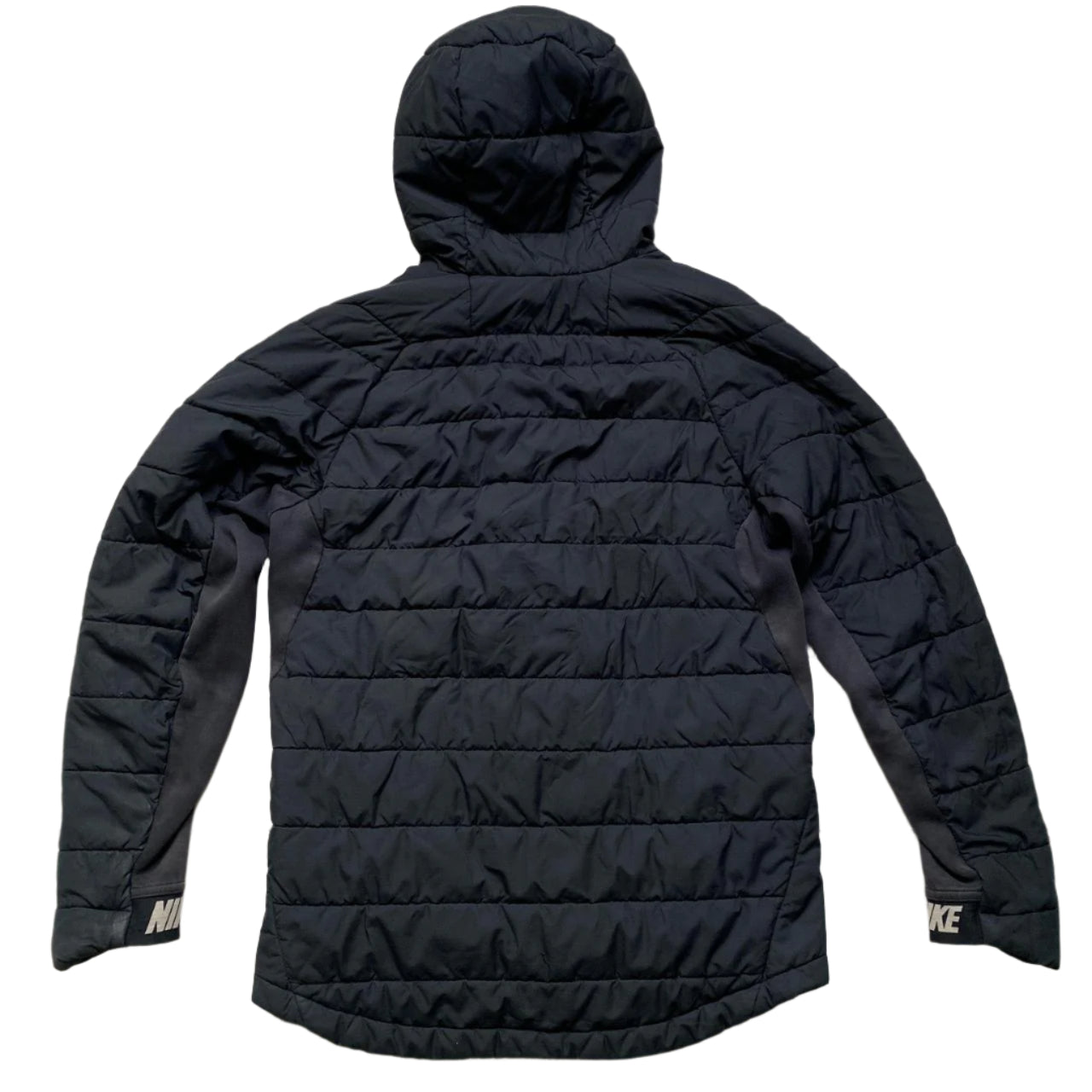 Nike Black and White Lightweight Puffer Jacket (M)