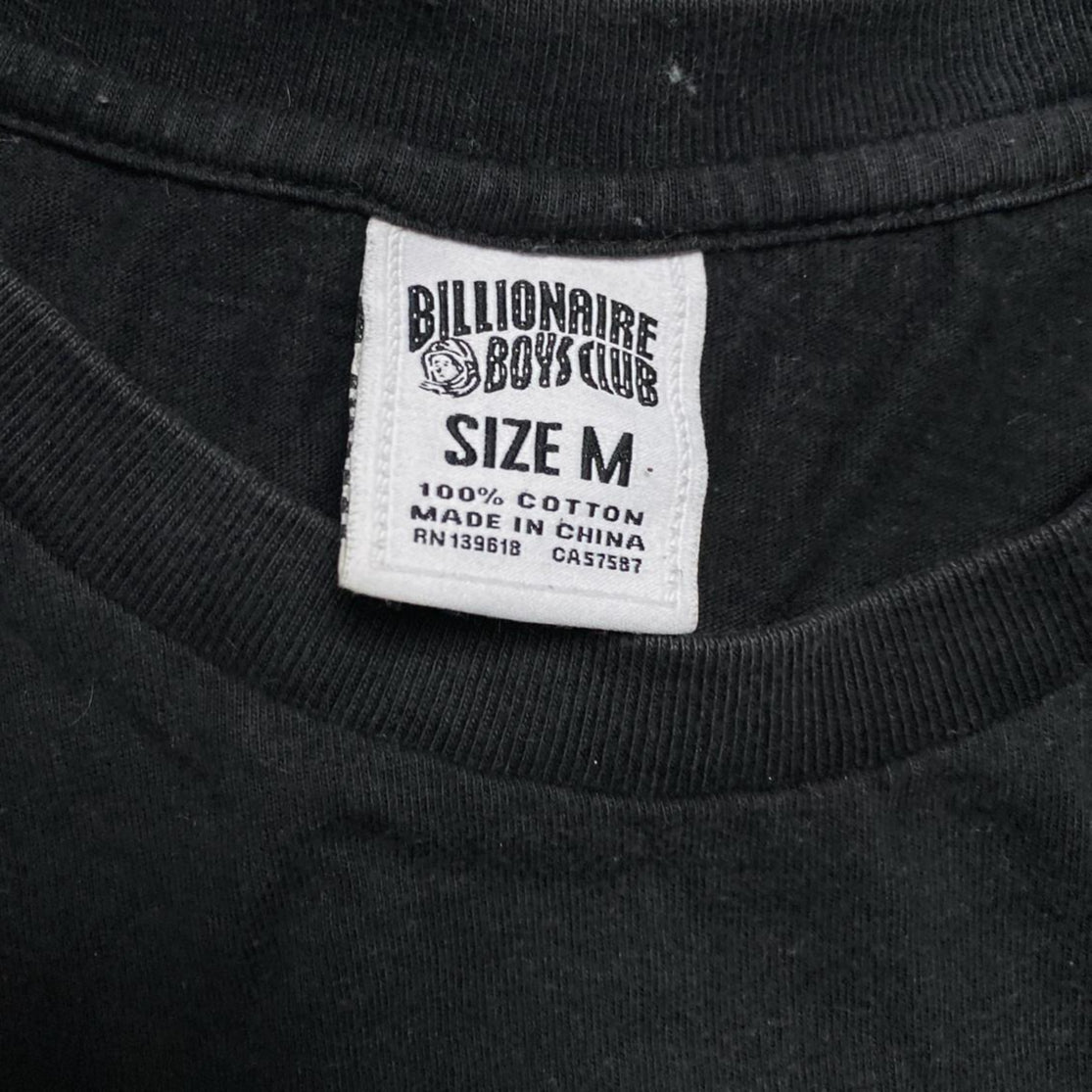 Billionaire Boys Club Black Camouflage Logo T Shirt (M)