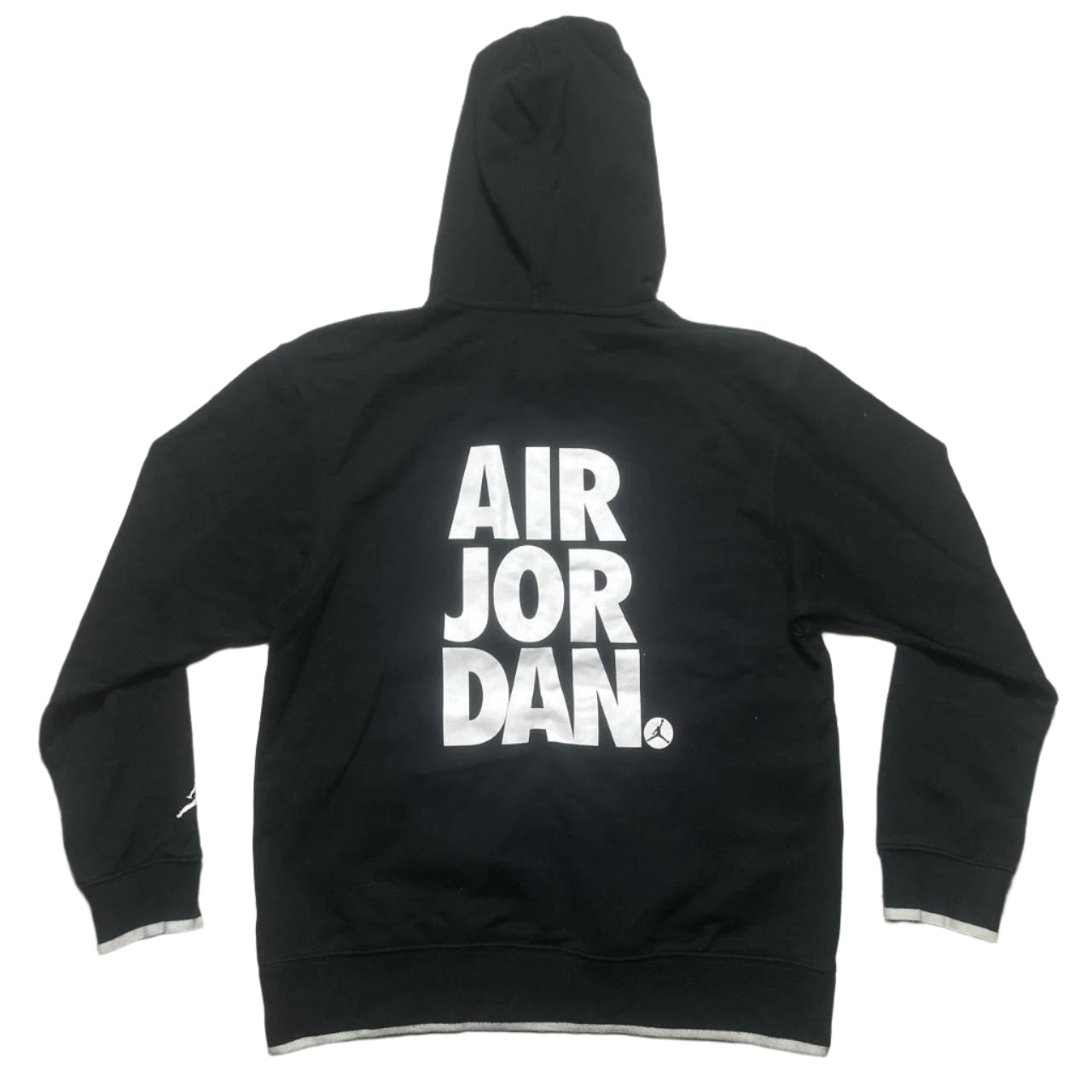 Nike Air Jordan Black and White Hoodie (M)
