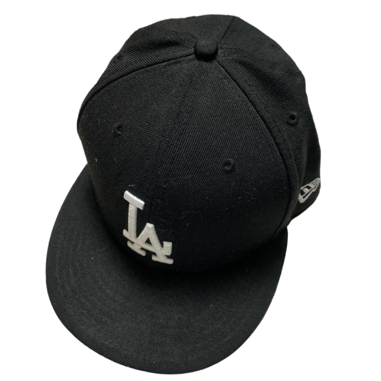 LA Dodgers New Era Black and White Fitted Cap