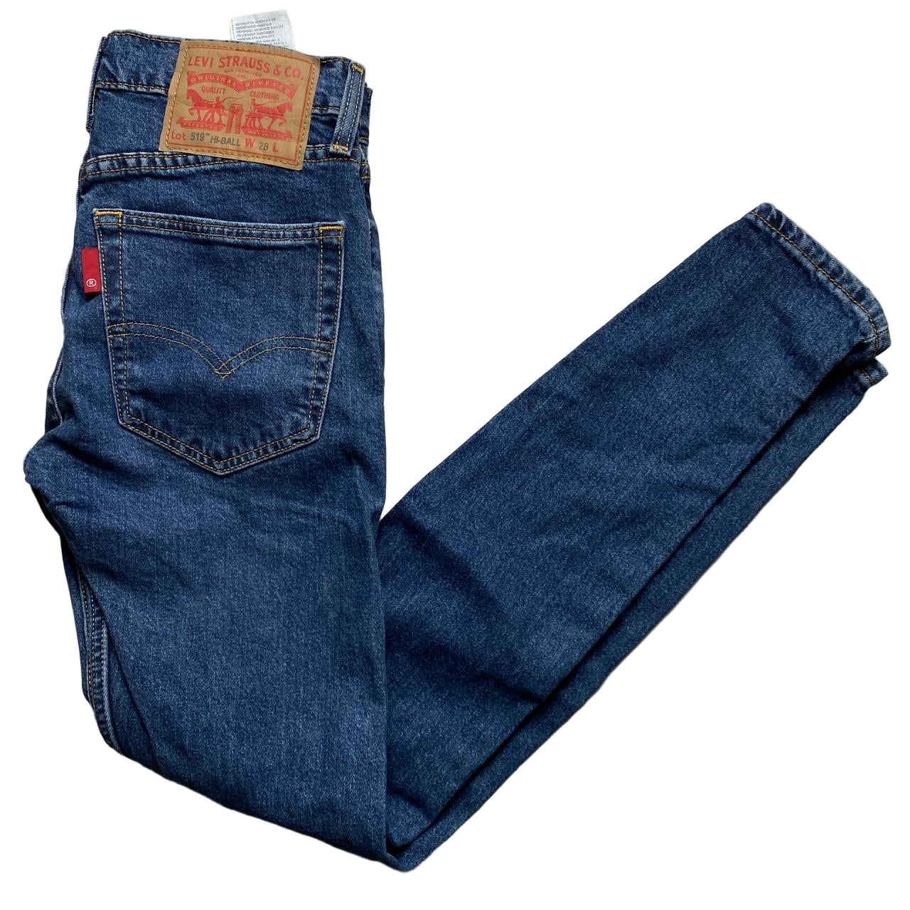 Levis 519 Hi Ball Navy Slim Jeans (28W)