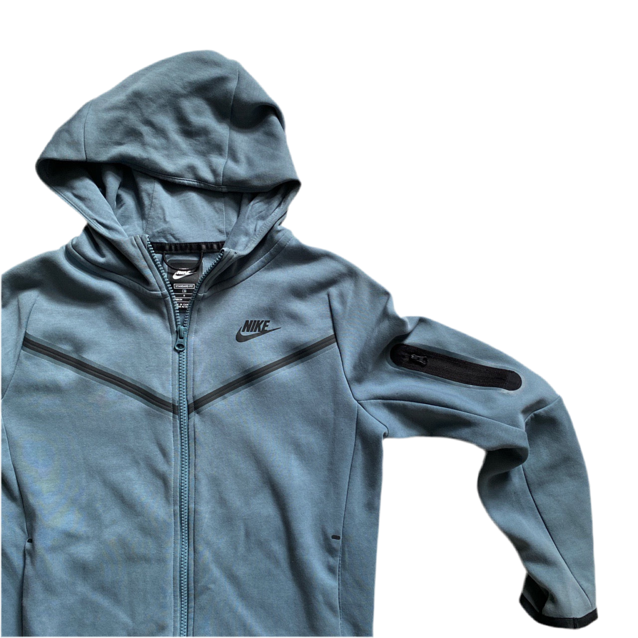 Nike Tech Fleece New Season Women Light Blue Hoodie (L)