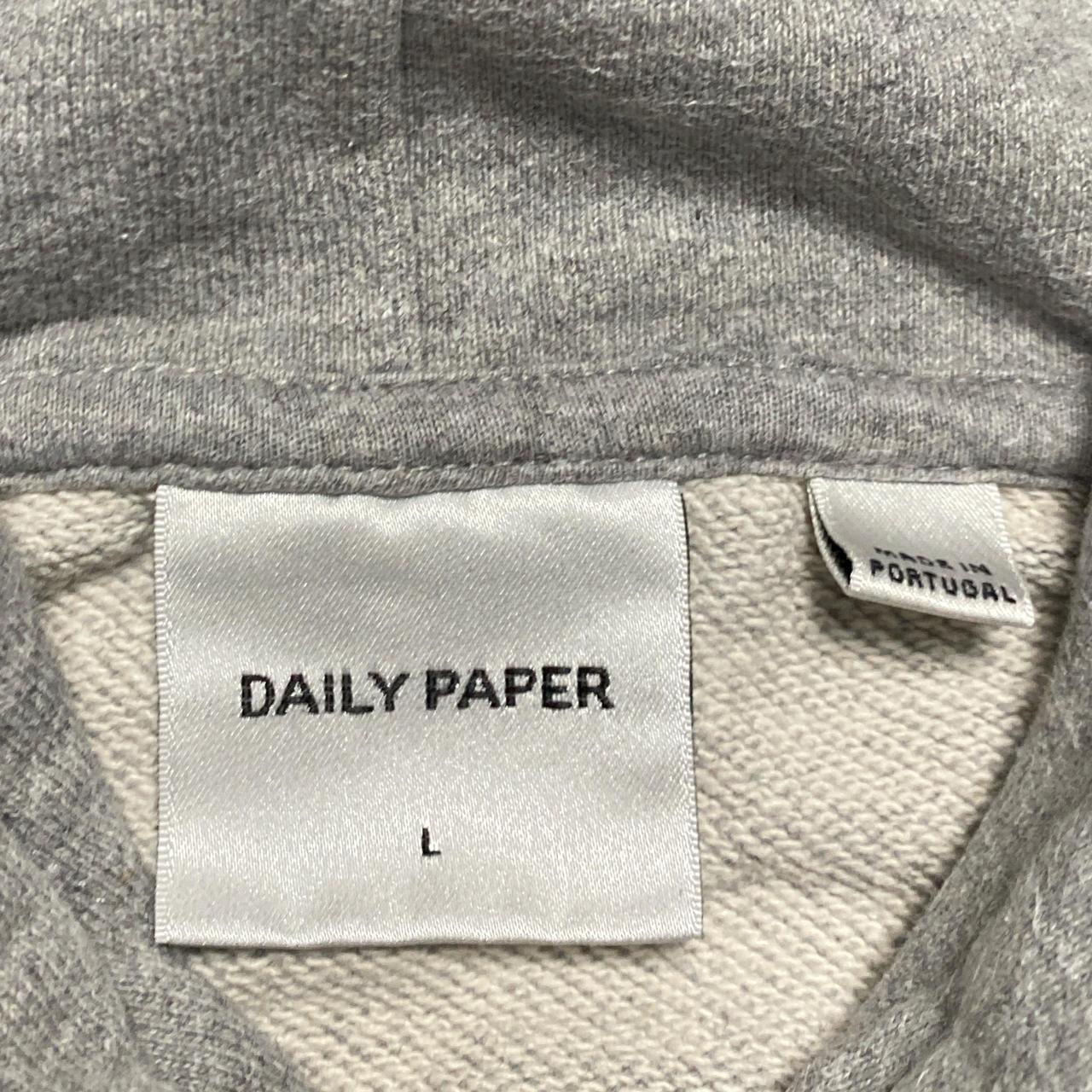 Daily Paper Grey and Black Hoodie