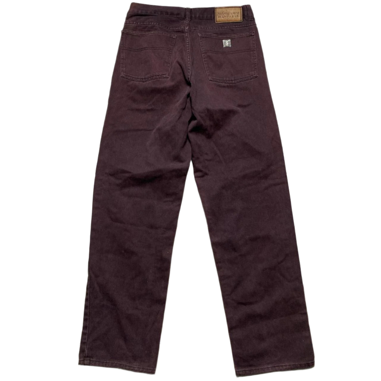 YSL Yves Saint Laurent Brown Baggy Jeans (34W)
