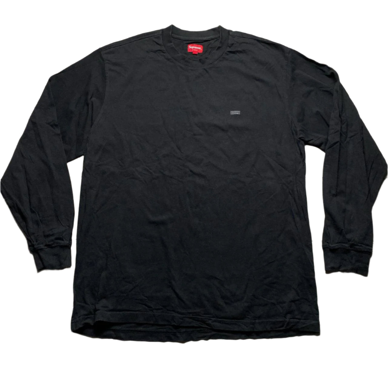 Supreme Black Long Sleeve T Shirt (XL)
