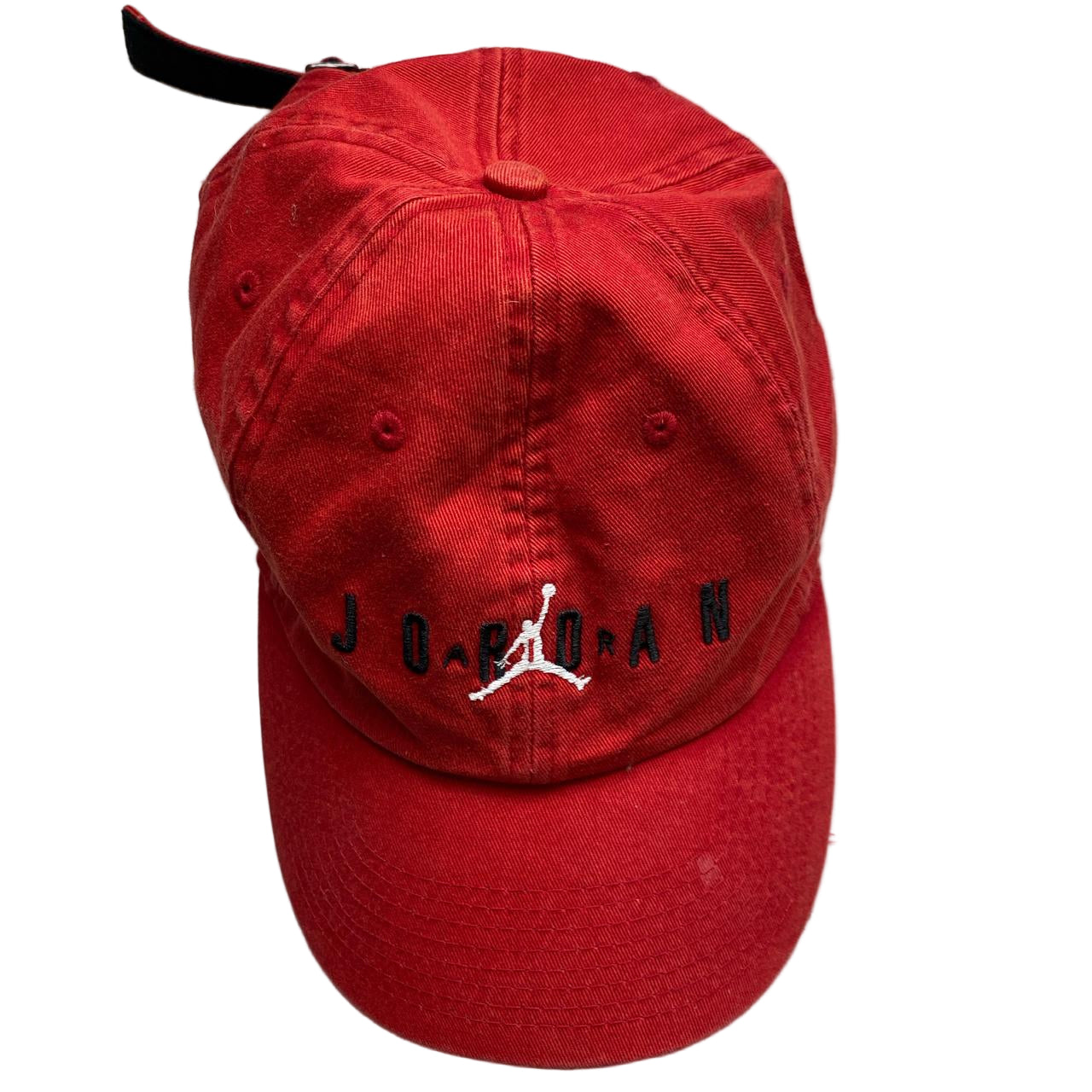 Jordan Vintage Red Black and White Baseball Cap