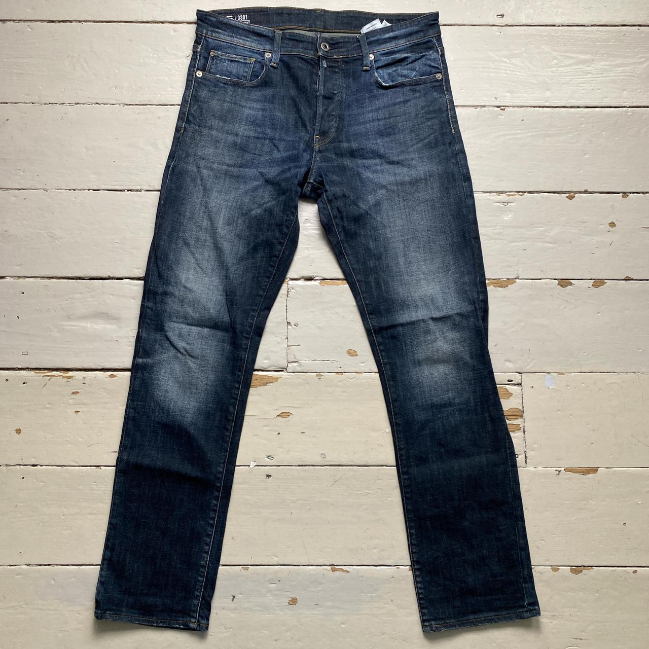 G Star 3301 Raw Dark Navy Jeans