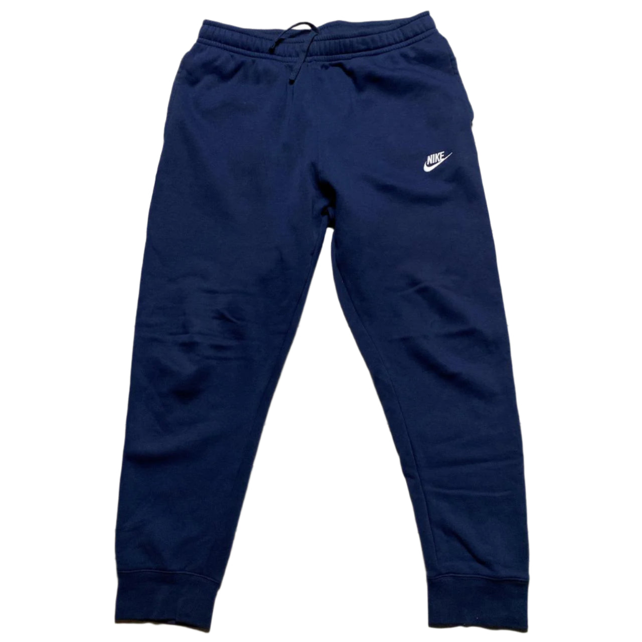 Nike Navy and White Jumper Tracksuit (L)
