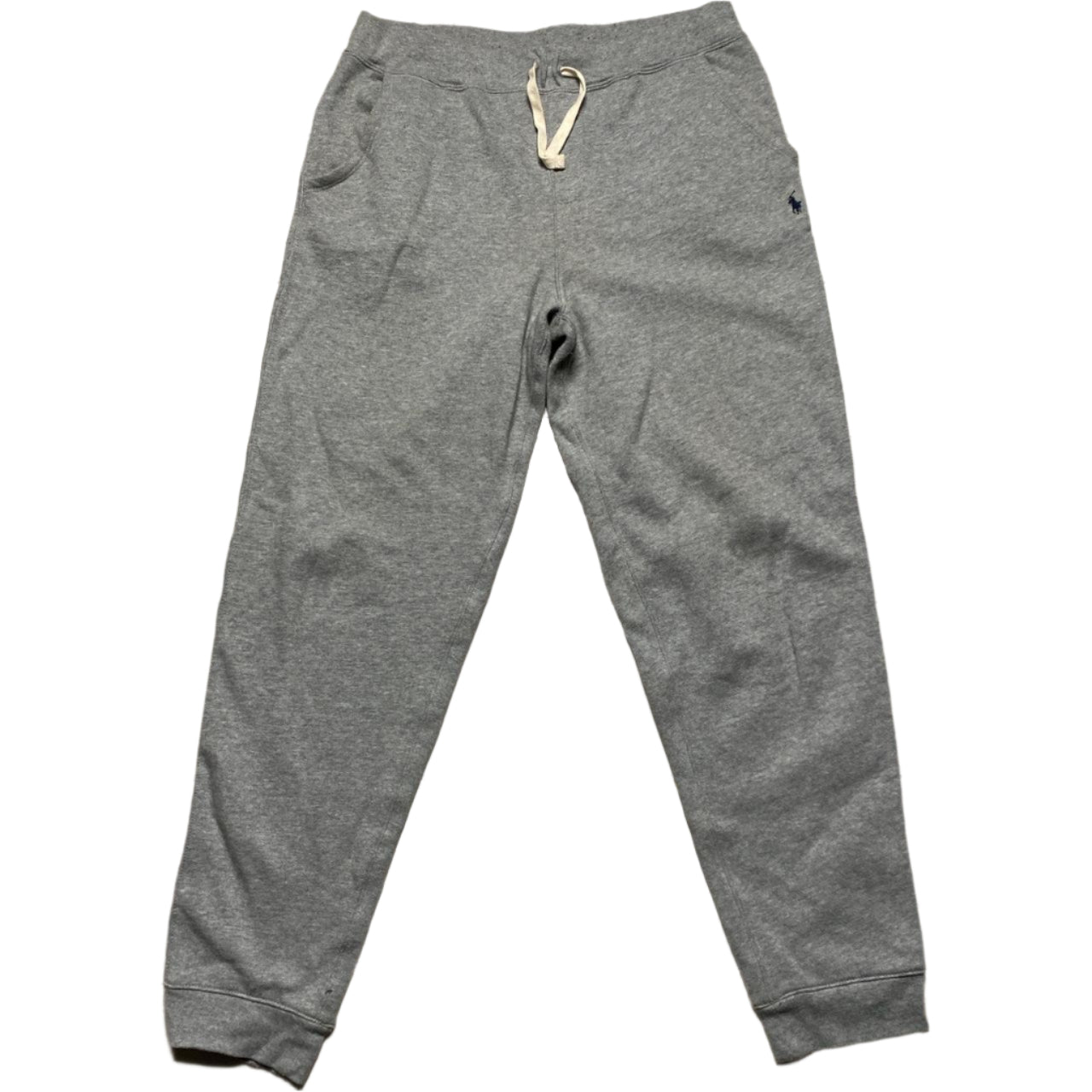 Polo Ralph Lauren Grey and Navy Pony Joggers (M)