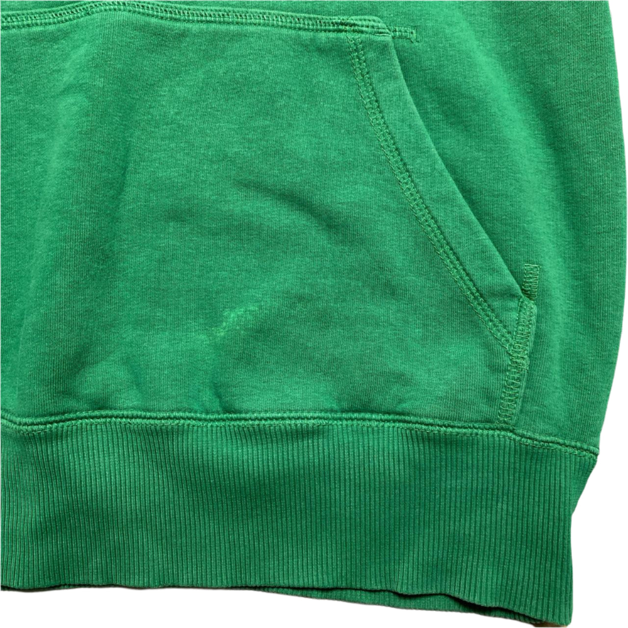 Nike Green and White Swoosh Hoodie (S)
