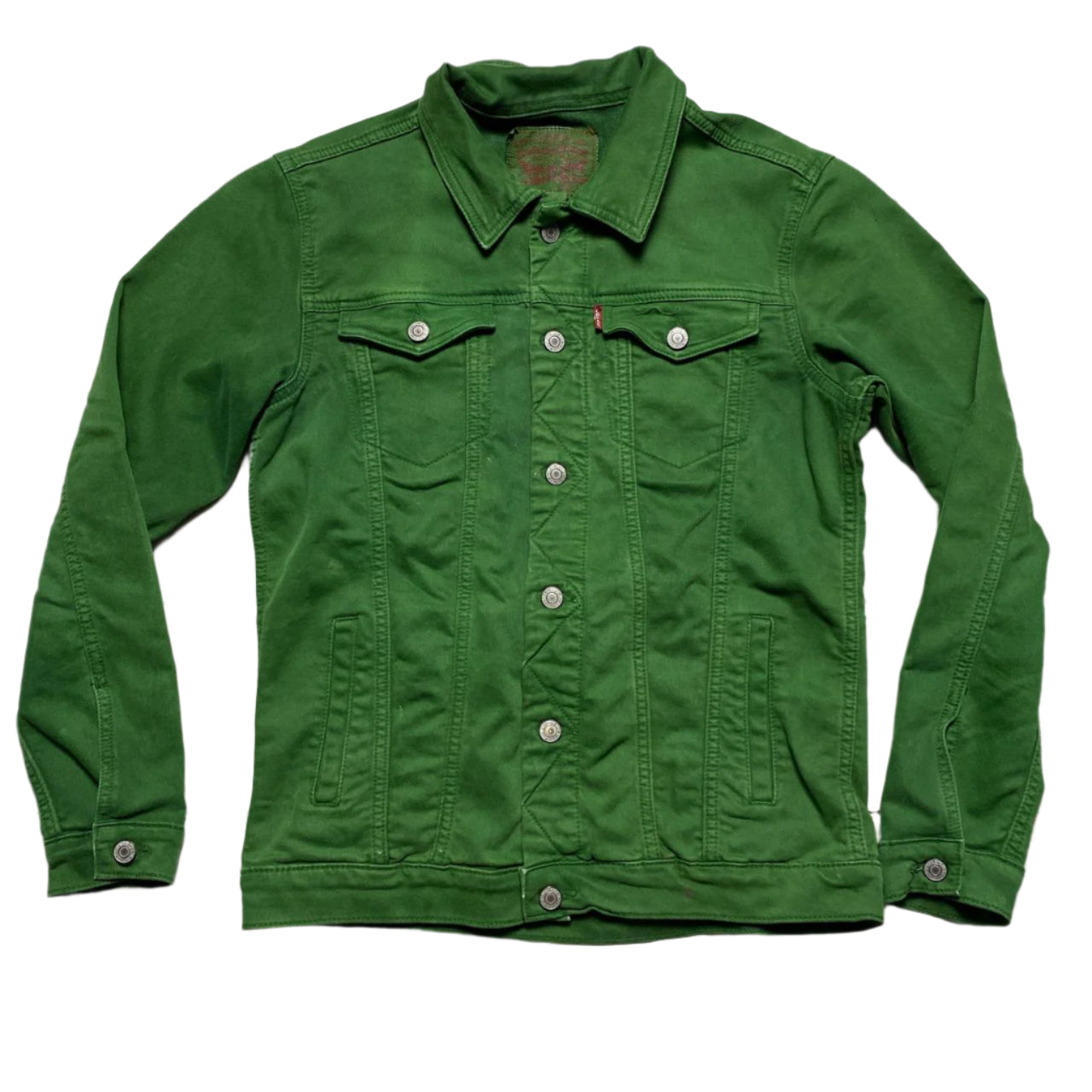 Levis Vintage Green Womens Denim Jacket (L)
