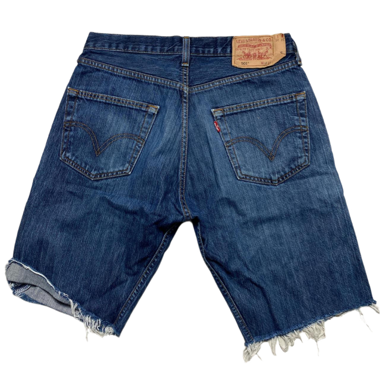 Levis 501 Denim Jort Jean Shorts CutDowns (W 32)