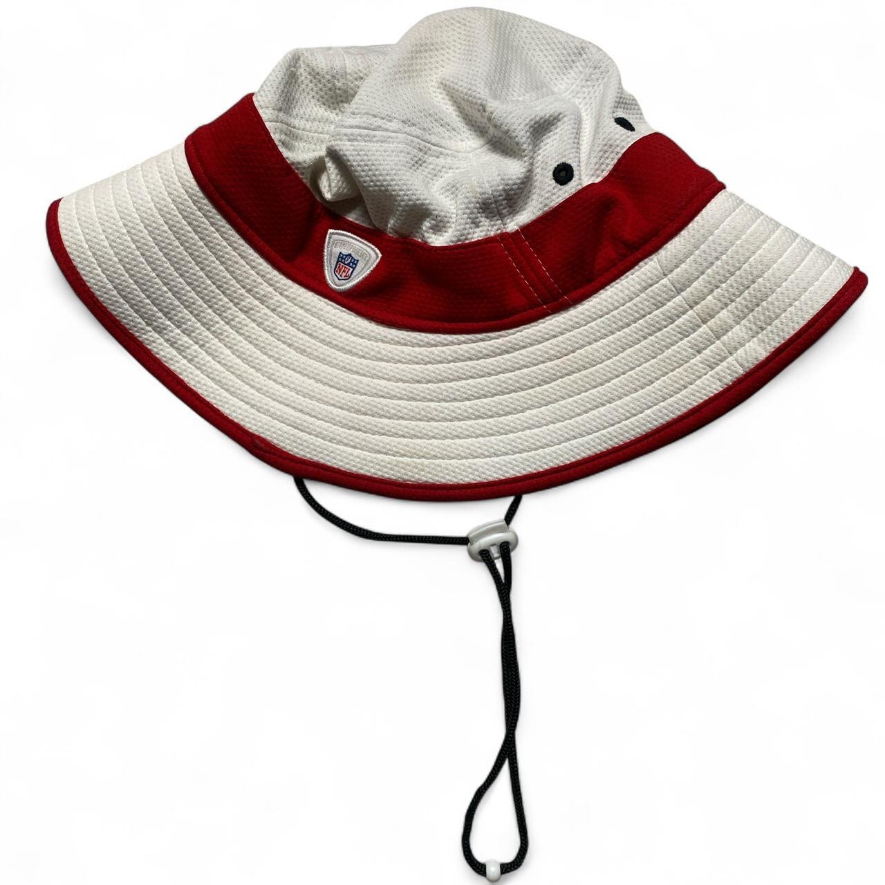 San Francisco 49ers White and Red Bucket Fisherman Hat