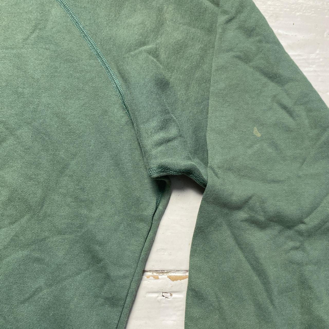 Ralph Lauren Polo Green and Cream Vintage Jumper (L)